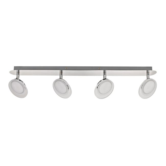 Leroymerlin Faretto decorativo con fonte luminosa LED Loob New cromo 4xINSPIRE I Più Venduti