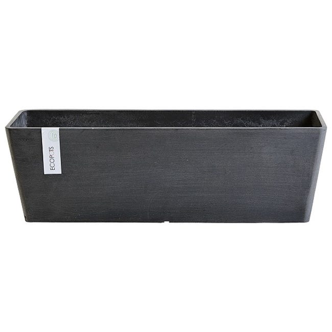 Leroymerlin Fioriera BRUGES ECOPOT'S in resina antracite H 17 cm L 55 x P 17 cm Offerta natalizia