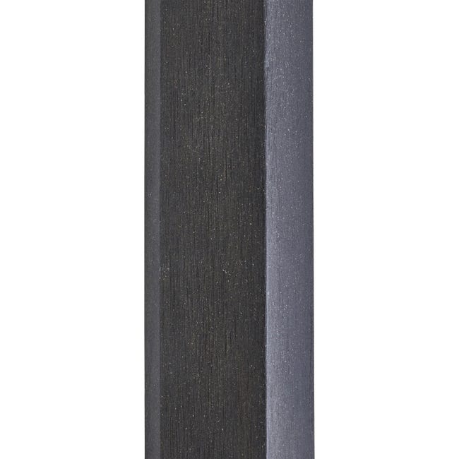 Leroymerlin Profilo angolare NATERIAL Atlas Rio composito di legno e plastica (wpc) 240 x 4 cm grigio scuro 1 pz Super Saving Price