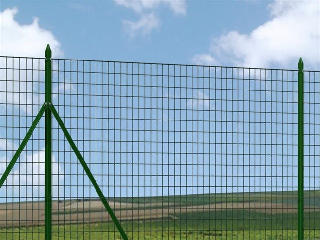 Leroymerlin Palo in ACCIAIO FERRO BULLONI plastificato a t H 150 cm x L 3 cm x L 3 cm verde Latest stili