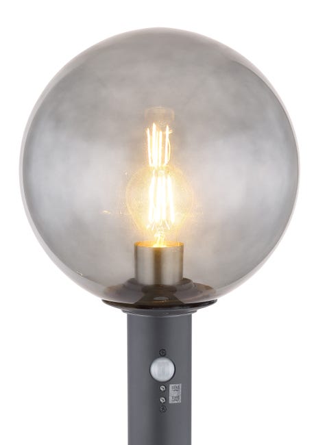 Leroymerlin Lampione da giardino con sensore di movimento Ossy H 100 cm grigio IP44 GLOBO Fino al 55% di sconto