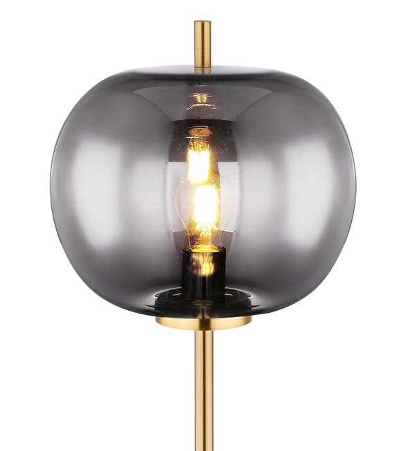 Leroymerlin Lampada da terra Blacky I H 180 cm E27 GLOBO Discount Store per i nuovi prodotti