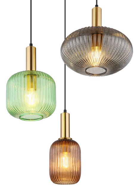 Leroymerlin Lampadario Moderno Normy 3x E27 GLOBO Black Friday Prezzi