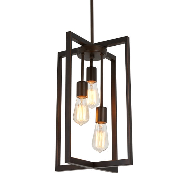 Leroymerlin Lampadario LED industriale Yale bronzo 350 lumen ARTIKA In Linea