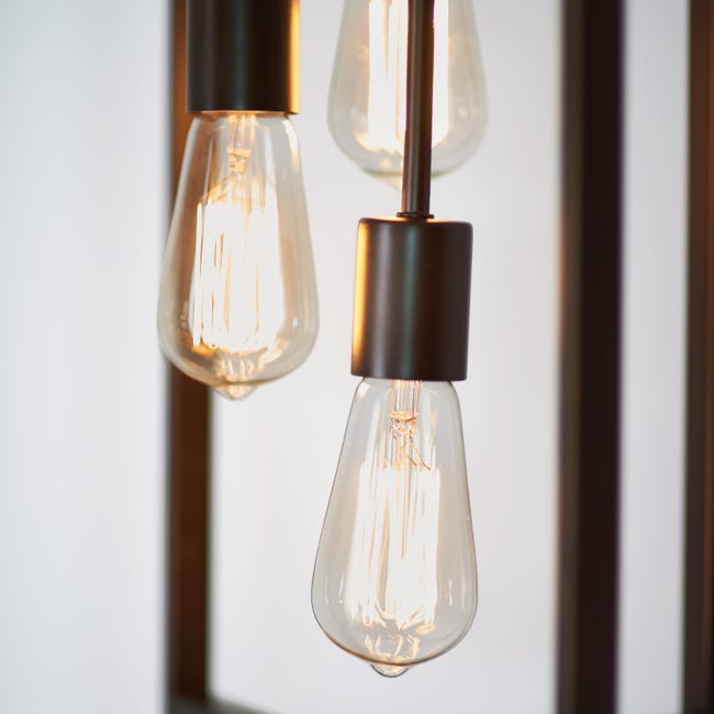 Leroymerlin Lampadario LED industriale Yale bronzo 350 lumen ARTIKA In Linea