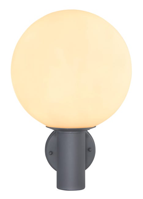 Leroymerlin Applique industriale da esterno Sfera nero GLOBO IP44 Qualità