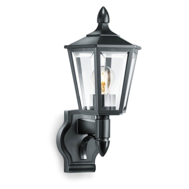 Leroymerlin Applique moderno da esterno Lant nero con sensore di movimento STEINEL IP44 Pezzi Unici