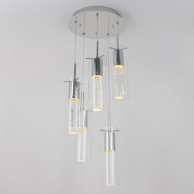 Leroymerlin Lampadario Moderno Spiral 5x GU10 ARTIKA Qualità Garantita