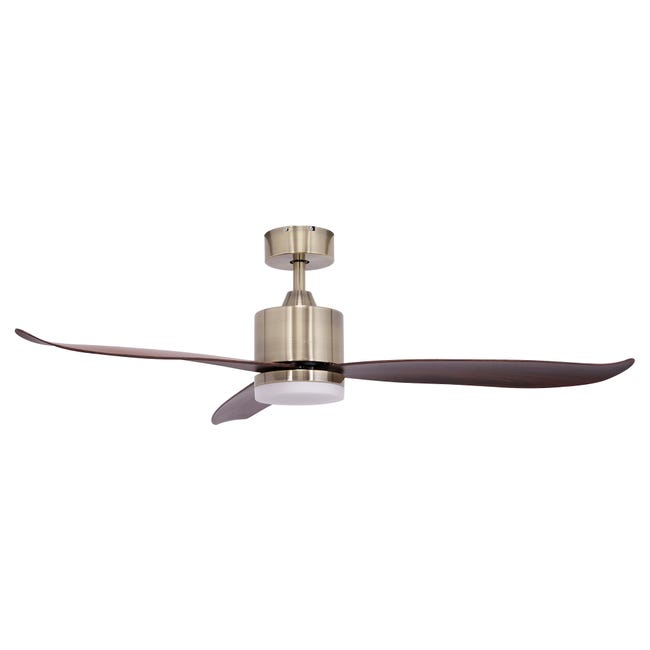 Leroymerlin Ventilatore da soffitto CIES PLUS marrone Ø 132 cm dimmerabile ARTE CONFORT IP20 Fino Al -60%