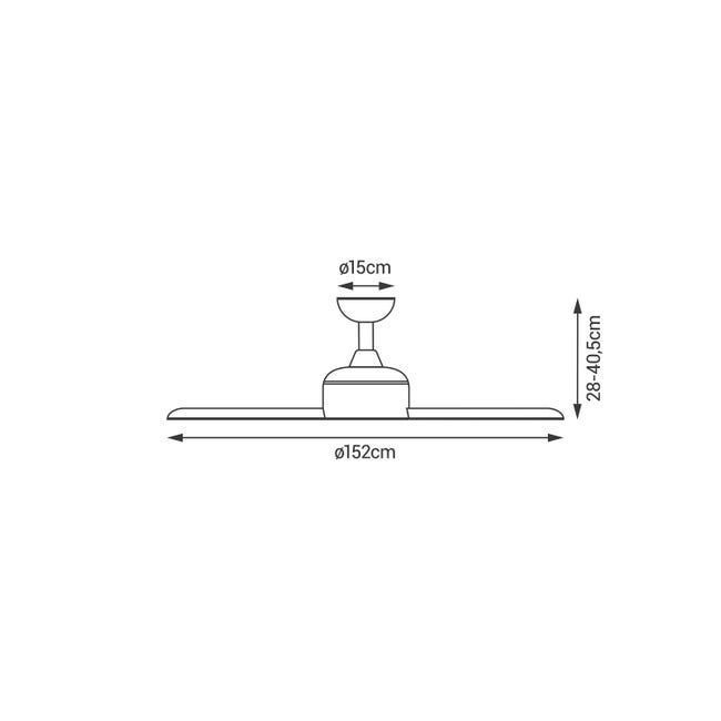 Leroymerlin Ventilatore da soffitto Chula D. 152 cm SULION Prezzo Ridotto