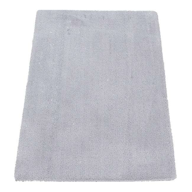 Leroymerlin Tappeto tapp. Twinkle silver antiscivolo argento L 220 x L 150 cm In Vendita