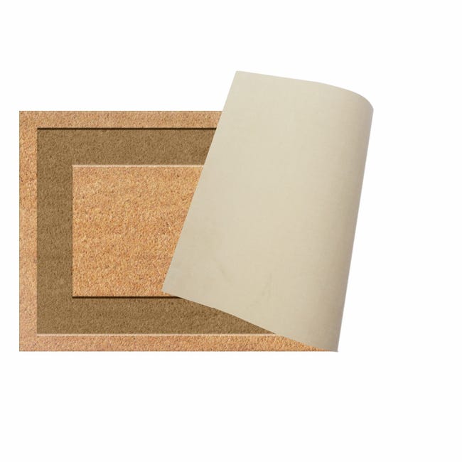 Leroymerlin Zerbino Raja in cocco beige e tortora rettangolare L 70 x L 40 cm I Più Venduti