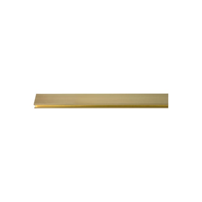 Leroymerlin Kit per binario tenda per onda semplice futura senza corda ottone in alluminio 160 cm Prezzo di fabbrica