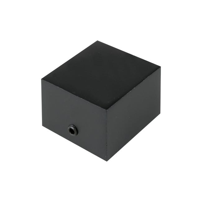 Leroymerlin Kit per binario tenda per onda semplice square senza corda nero in alluminio 200 cm Vendita calda