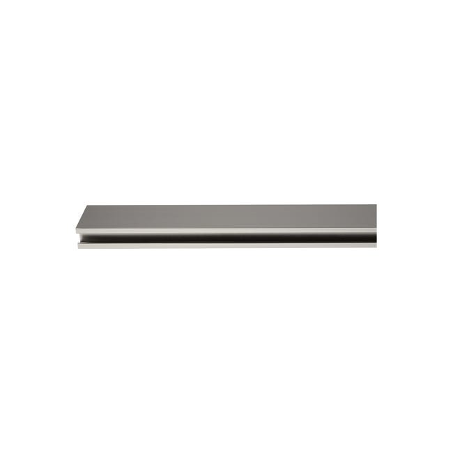 Leroymerlin Kit per binario tenda per onda semplice futura senza corda nickel in alluminio 160 cm Latest fashion