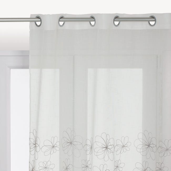 Leroymerlin Tenda Caterina bianco occhiello 140x290 cm Liquidazione