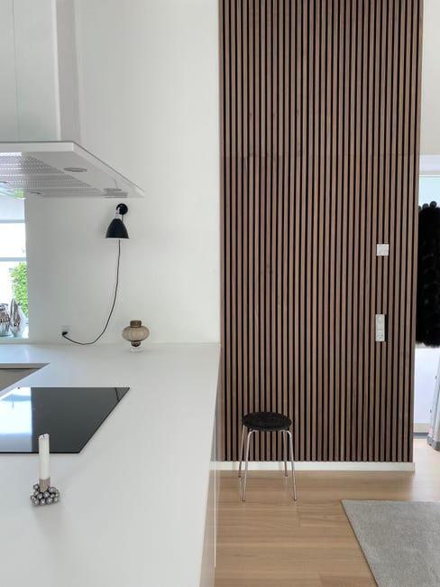 Leroymerlin Pannello decorativo fonoassorbente Superior FIBROTECH Noce L 244 x L 60 cm Sp 22 mm Rilascio limitato