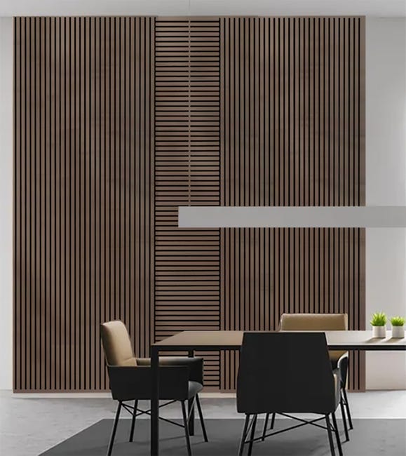 Leroymerlin Pannello decorativo fonoassorbente Square Superior FIBROTECH Noce L 52 x L 52 cm Sp 22 mm confezione da 2 pezzi Fino al 60% di sconto
