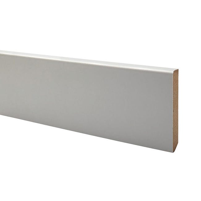 Leroymerlin Battiscopa Classic in mdf bianco Sp 10 mm x H 6.5 x L 220 cm 10 pezzi / 22 m Discount Store per i nuovi prodotti