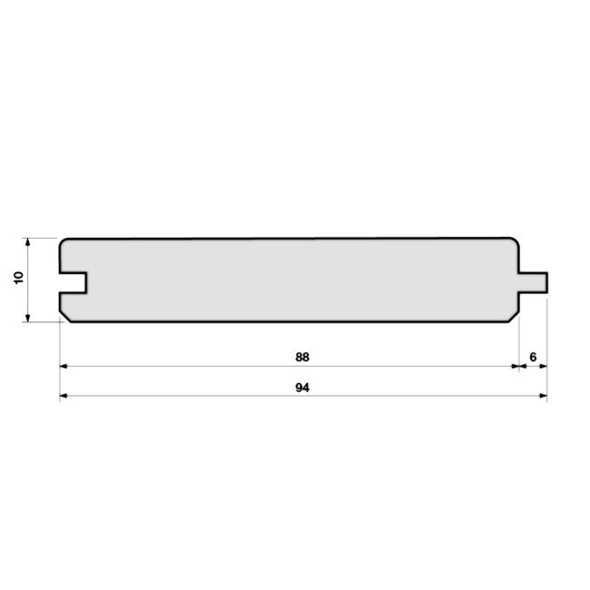 Leroymerlin Listone legno grezzo abete H 12 x L 200 cm Sp 10 mm Solo un giorno rimasto