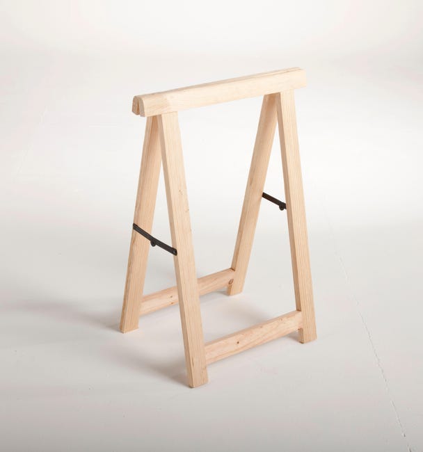 Leroymerlin Cavalletto pino Professionale L 53 x P 53 x H 75 cm legno naturale Enormi sconti