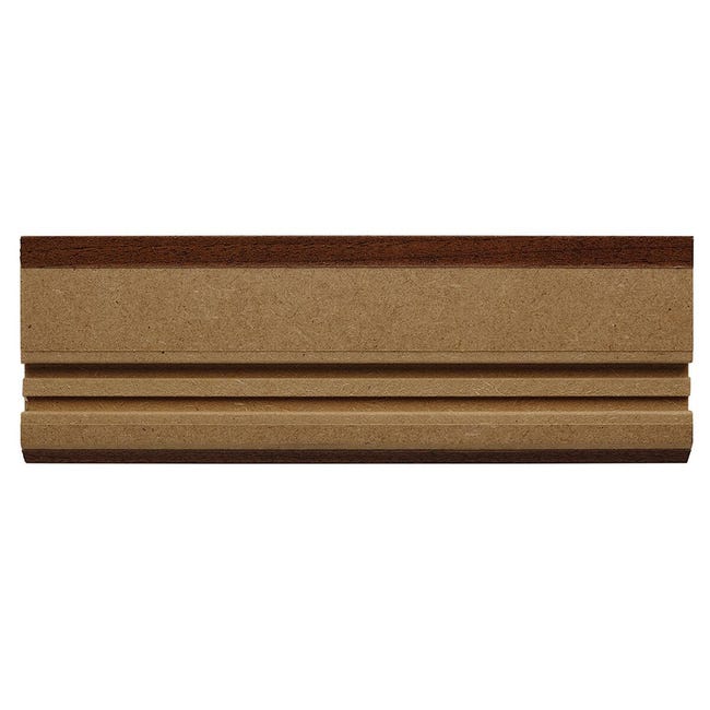 Leroymerlin Battiscopa Classic Mudek in mdf noce scuro Sp 10 mm x H 7 x L 220 cm / 2.2 m 2025