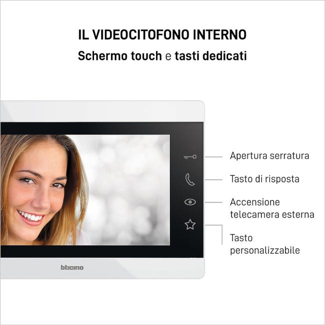 Leroymerlin Videocitofono con filo BTICINO 2 fili Hotsell
