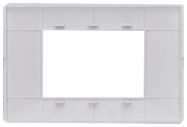 Leroymerlin Placca 3 moduli Plana VIMAR bianco Vendita Economica