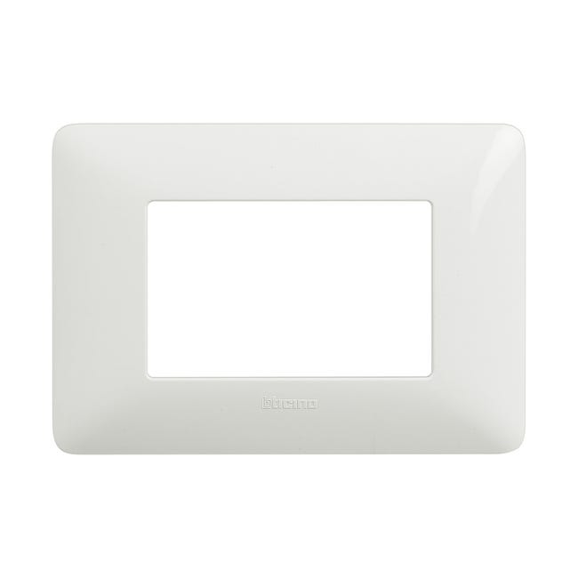 Leroymerlin Placca 3 moduli Matix BTICINO bianco Negozio
