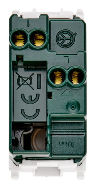 Leroymerlin Interruttore unipolare Interruttore 1P 10AX bianco Plana VIMAR bianco Moda