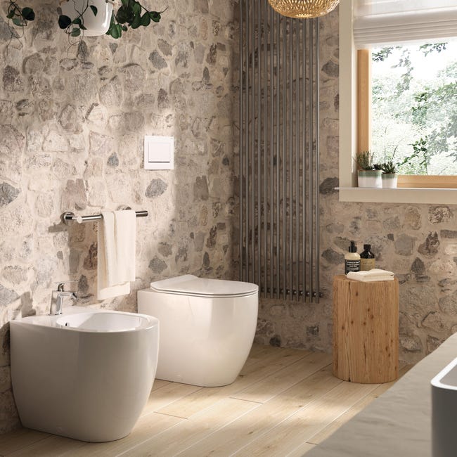 Leroymerlin Placca di comando per wc sospeso GEBERIT Sigma 01 bianco Offerta Pasqua