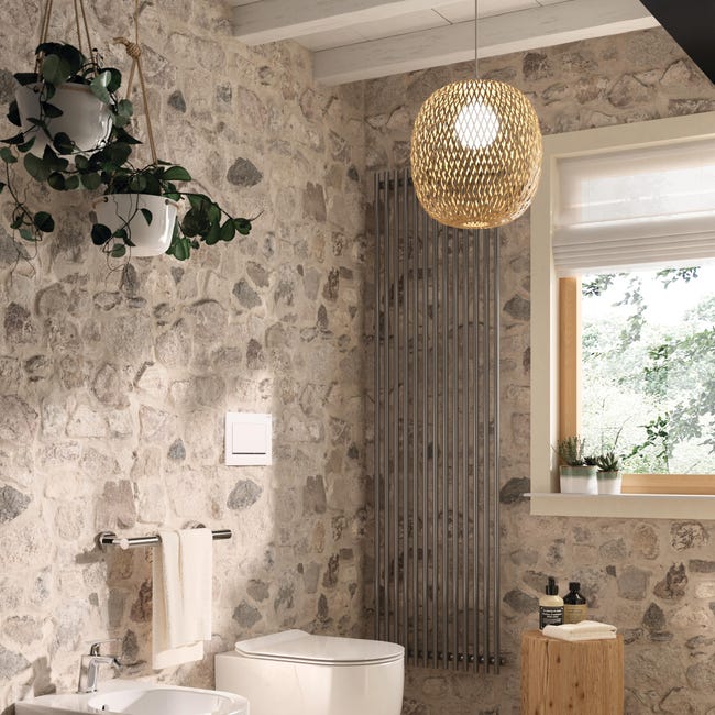 Leroymerlin Placca di comando per wc sospeso GEBERIT Sigma 01 bianco Offerta Pasqua