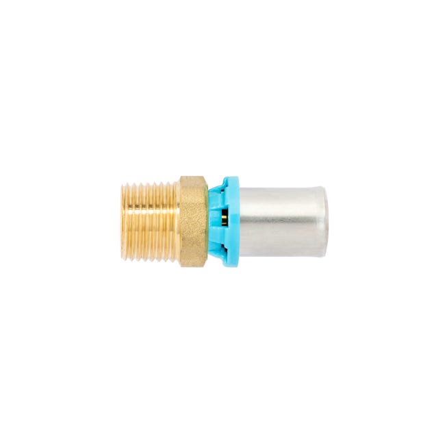 Leroymerlin Manicotto per tubo in ottone M 1/2" (15x21) 16 mm M 1/2" (15x21) L51.8 mm Offerta Giorno del Papà