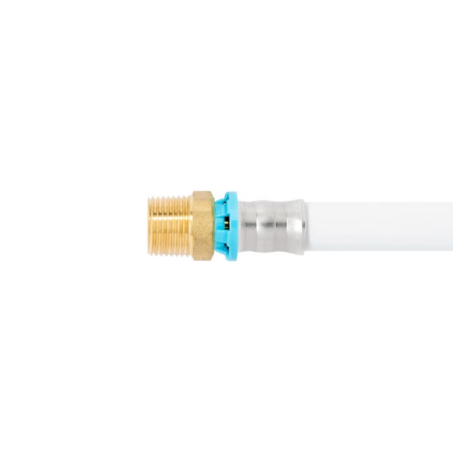 Leroymerlin Manicotto per tubo in ottone M 1/2" (15x21) 16 mm M 1/2" (15x21) L51.8 mm Offerta Giorno del Papà