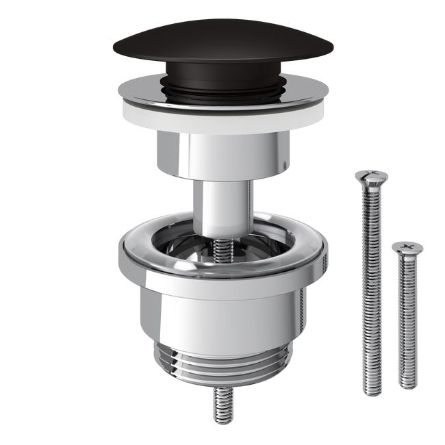 Leroymerlin Piletta per lavabo click-clack EQUATION in ottone cromato attacco 1 1/4" foro Ø 40 mm con troppopieno Offerta temporanea