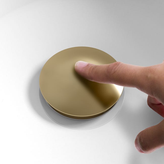 Leroymerlin Piletta per lavabo click-clack EQUATION in ottone prodotto senza finitura attacco 1 1/4" foro Ø 40 mm con troppopieno Offerte giornaliere
