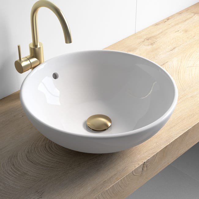 Leroymerlin Piletta per lavabo click-clack EQUATION in ottone prodotto senza finitura attacco 1 1/4" foro Ø 40 mm con troppopieno Offerte giornaliere