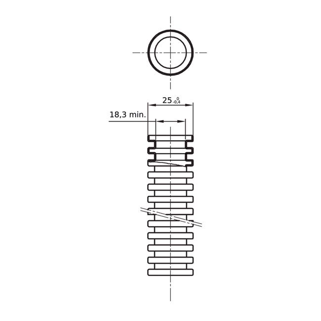 Leroymerlin Tubo corrugato nero Ø 25 mm L 75 m Enormi risparmi