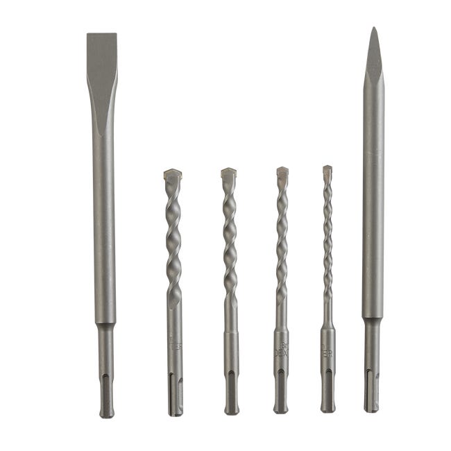 Leroymerlin Set di punte DEXTER codolo sds plus Ø6/8/10/12 mm 6 pezzi Ultimi tre giorni
