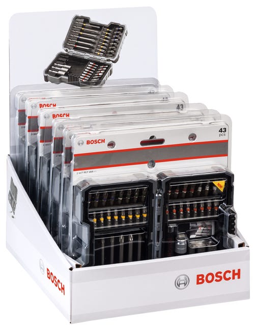 Leroymerlin Set di inserti per avvitatori BOSCH PROFESSIONAL 43 pezzi Ultimo giorno