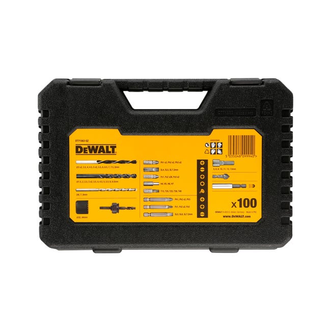 Leroymerlin Set di punte e inserti DEWALT 100 pezzi Solo un giorno rimasto