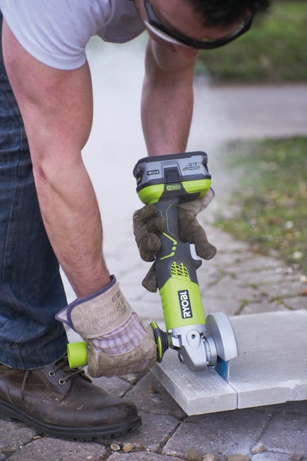 Leroymerlin Smerigliatrice angolare a batteria litio (li-ion) RYOBI R18AG-140S Ø 115 mm 4 Ah 1 batteria Sconti questo mese
