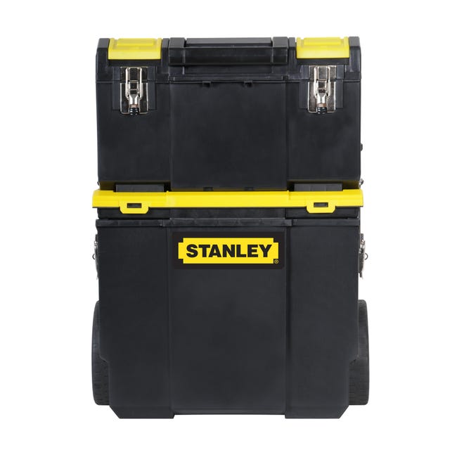 Leroymerlin Baule porta utensili STANLEY Workcenter 3 in 1 43 L in polipropilene L28.4 X H63 X P28.4 cm Italia