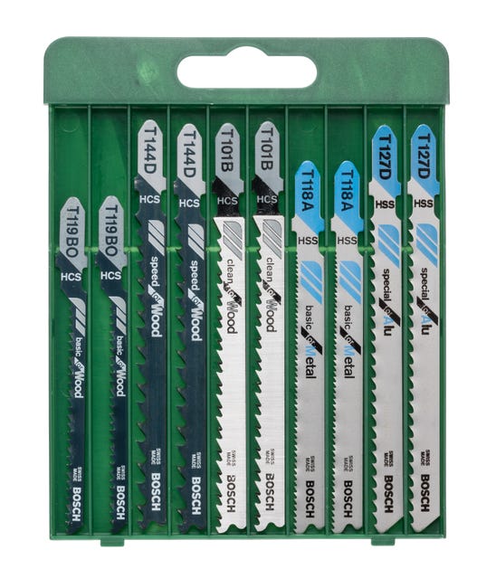 Leroymerlin Set lame per seghetto alternativo BOSCH in acciaio L 150 mm 10 pezzi Sottocosto