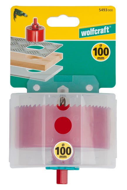 Leroymerlin Sega a tazza WOLFCRAFT in acciaio Ø 100 mm Sconto