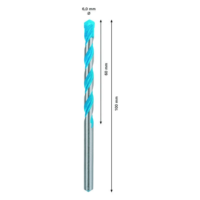 Leroymerlin Punta multi-materiale cilindrico BOSCH CYL-9 L 100 mm Ø 6 mm Saldi