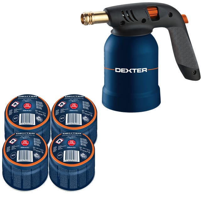 Leroymerlin Saldatore a cartuccia usa e getta DEXTER KE2019SETDX Vendita Calda