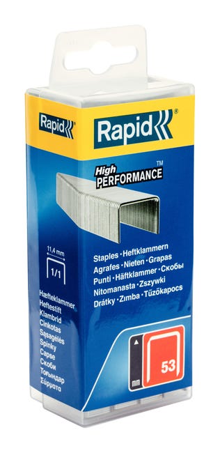 Leroymerlin Graffa RAPID N53 L 0.75 mm H 0.6 cm 5000 pezzi Moda