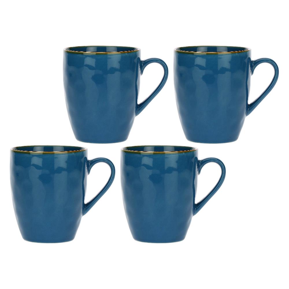 ROSÈ A POIS Set 4 Mug Concerto Blu Avio Offerta temporanea