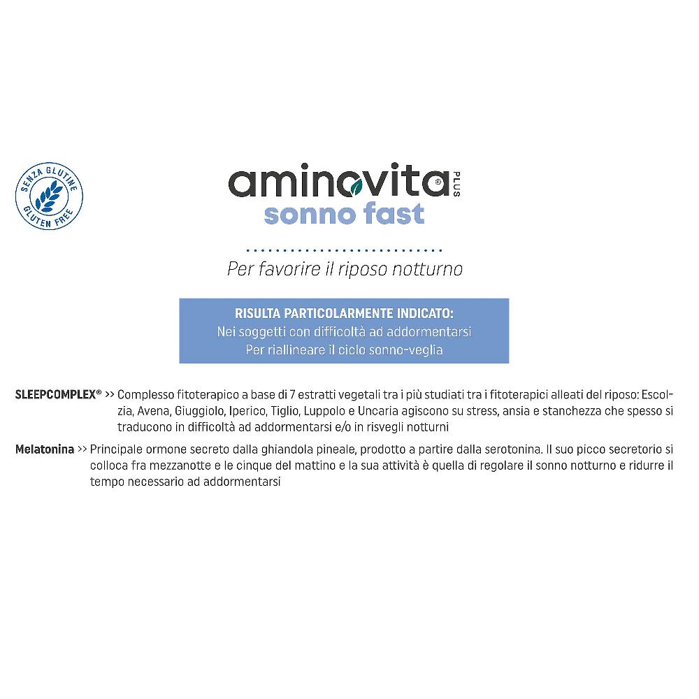QVC PromoPharma Aminovita Sonno Fast integratore con melatonina (30 stick) Vendita